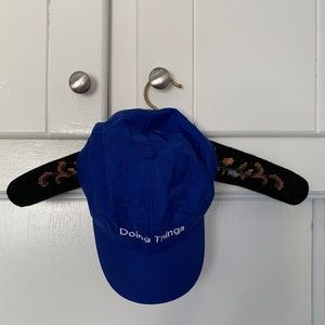 Outdoor Voices “Doing Things” blue baseball hat